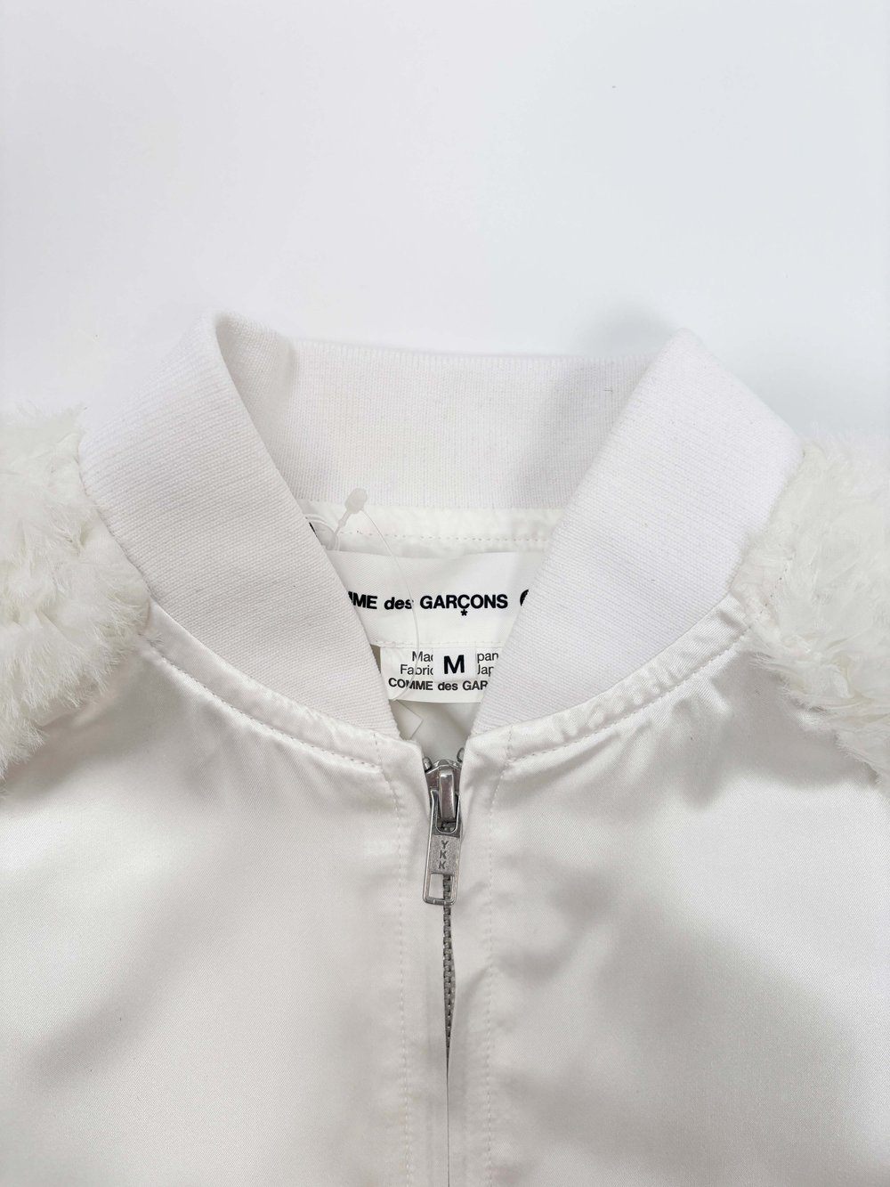 Comme des Garcons 2022 tulle ruffle sleeve jacket — JAMES VELORIA